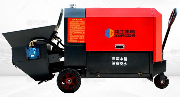 混凝土輸送泵為何不能加水，翔工為您解疑